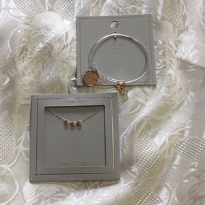 triple star necklace/grandma charm bracelet